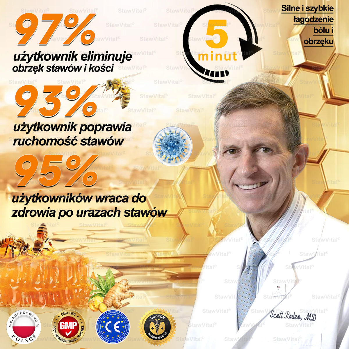 𝑺𝒕𝒂𝒘𝑽𝒊𝒕𝒂𝒍® 𝑲𝒓𝒆𝒎 𝒛 𝑱𝒂𝒅𝒆𝒎 𝑷𝒔𝒛𝒄𝒛𝒆𝒍𝒊𝒎 𝑳𝒆𝒄𝒛𝒏𝒊𝒄𝒛𝒚 𝒅𝒐 𝑹𝒆𝒈𝒆𝒏𝒆𝒓𝒂𝒄𝒋𝒊 𝑺𝒕𝒂𝒘ó𝒘 👨‍⚕️Certyfikowany przez Polskie Towarzystwo Ortopedyczne i Traumatologiczne (PTOiTr)