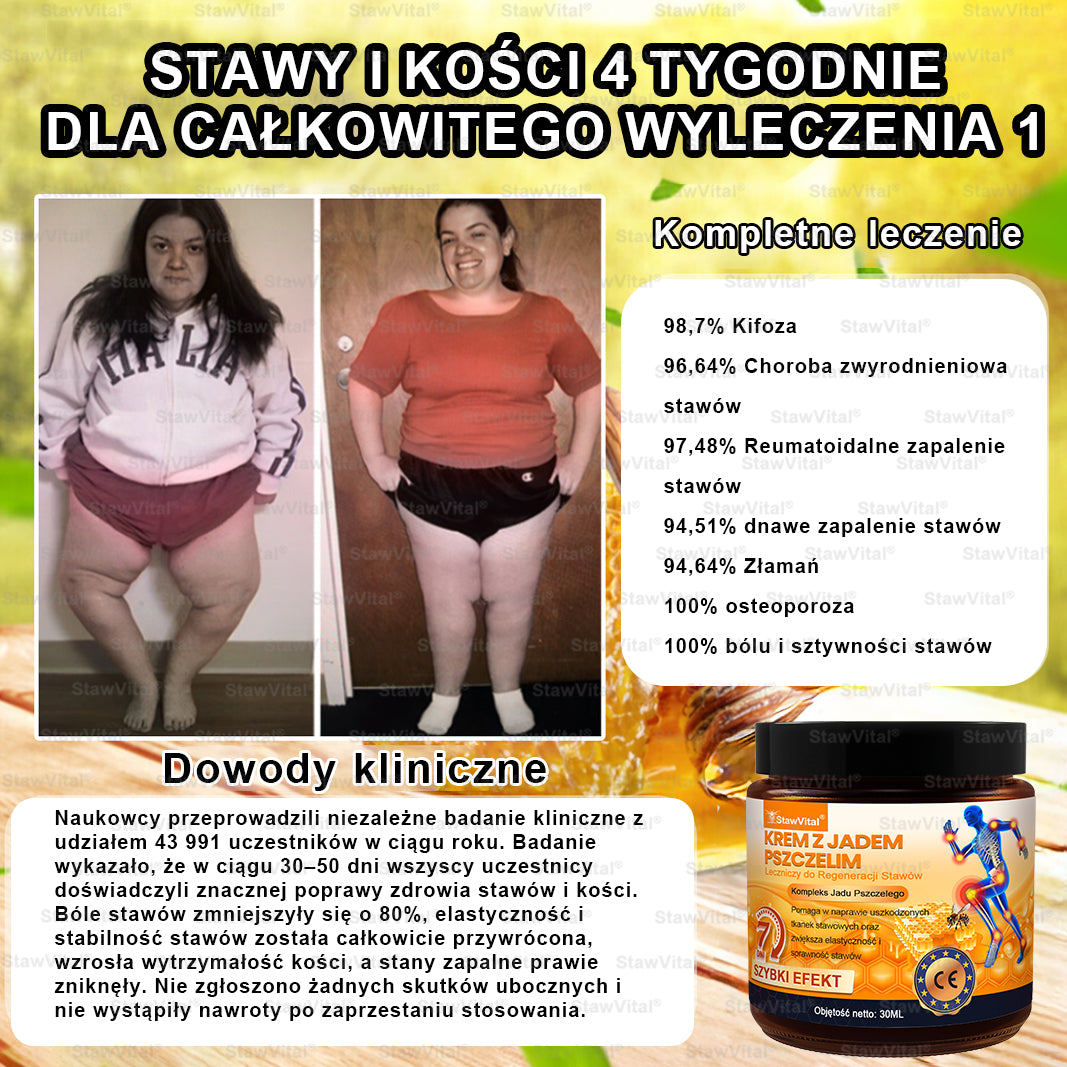 𝑺𝒕𝒂𝒘𝑽𝒊𝒕𝒂𝒍® 𝑲𝒓𝒆𝒎 𝒛 𝑱𝒂𝒅𝒆𝒎 𝑷𝒔𝒛𝒄𝒛𝒆𝒍𝒊𝒎 𝑳𝒆𝒄𝒛𝒏𝒊𝒄𝒛𝒚 𝒅𝒐 𝑹𝒆𝒈𝒆𝒏𝒆𝒓𝒂𝒄𝒋𝒊 𝑺𝒕𝒂𝒘ó𝒘 👨‍⚕️Certyfikowany przez Polskie Towarzystwo Ortopedyczne i Traumatologiczne (PTOiTr)